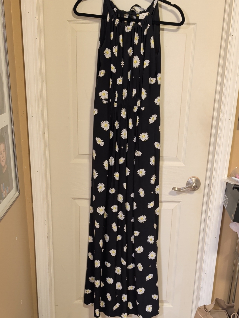 NWOT Kate Spade New York "Daisy Dot" Silk Blend Halter Maxi Dress Size 4